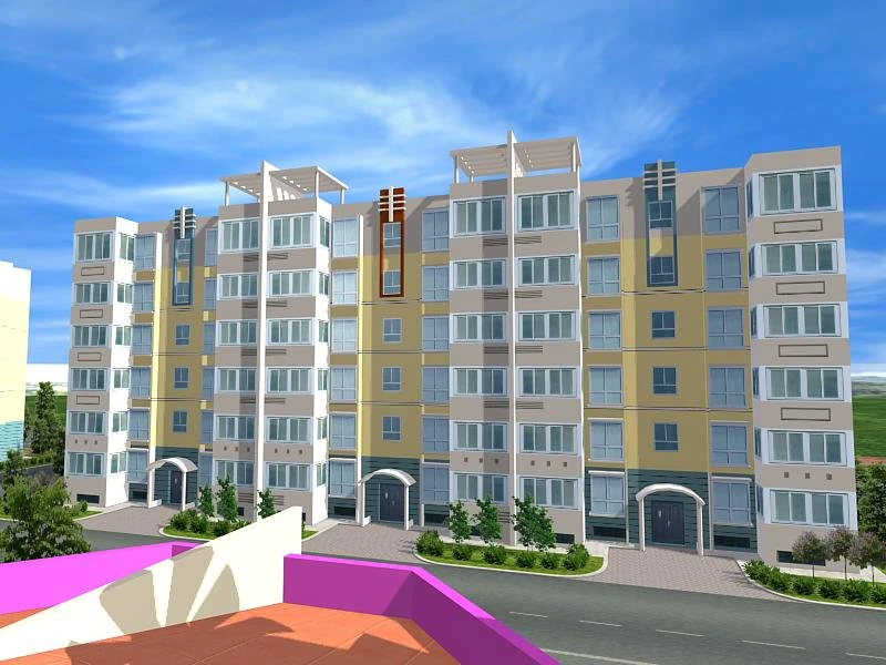 architecture 374 3D Model .c4d .max .obj .3ds .fbx .stl .blend 