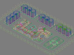 architecture 374 3D Model