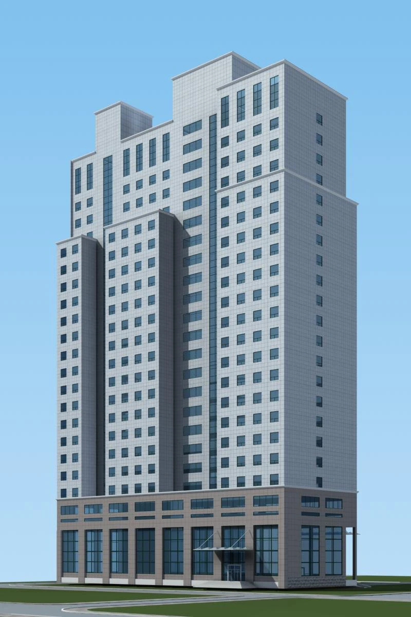 architecture 376 3D Model .c4d .max .obj .3ds .fbx .stl .blend 