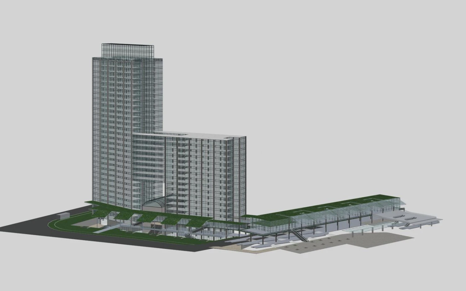 architecture 377 3D Model .c4d .max .obj .3ds .fbx .stl .blend 