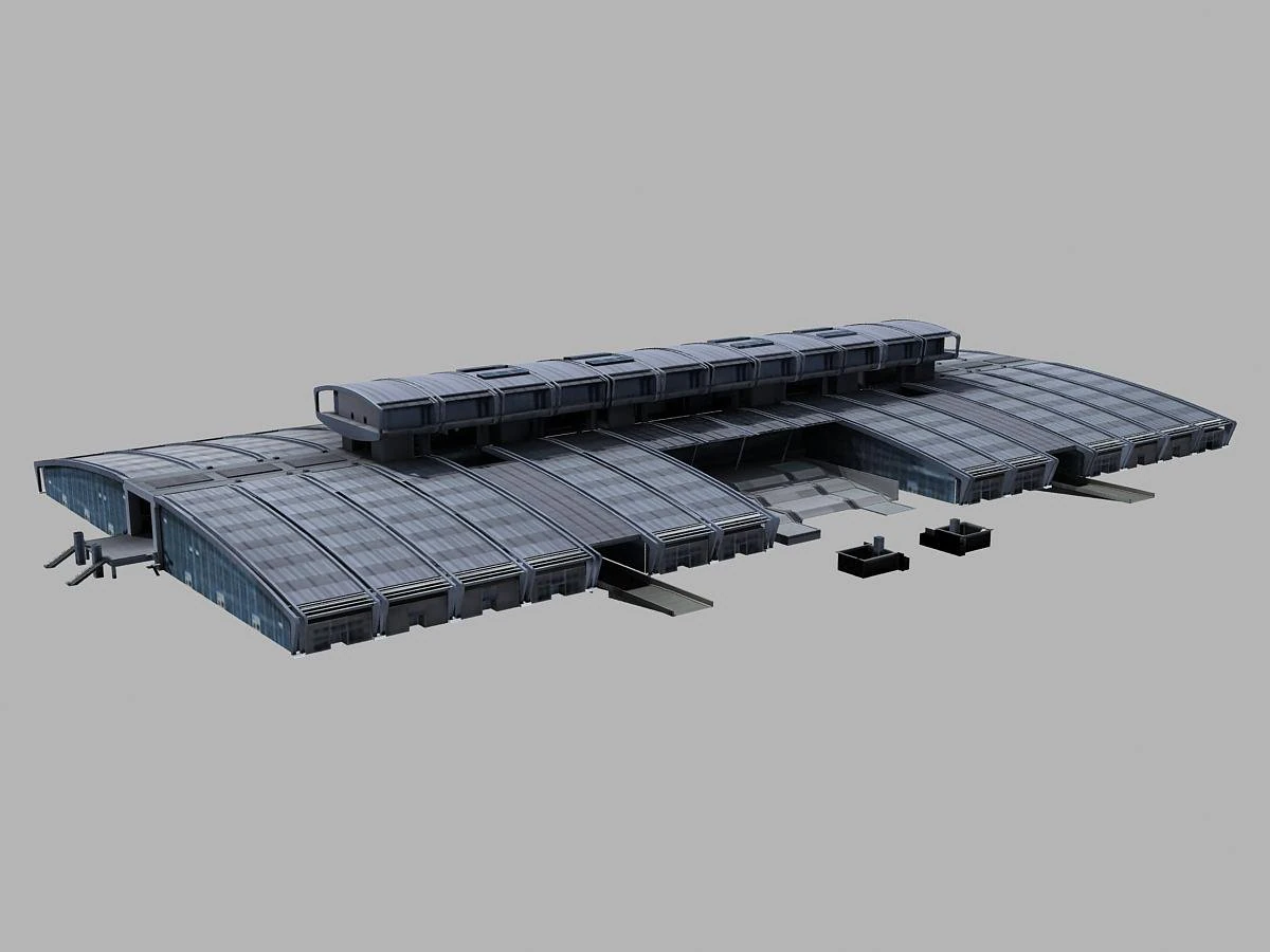 architecture 379 3D Model .c4d .max .obj .3ds .fbx .stl .blend 