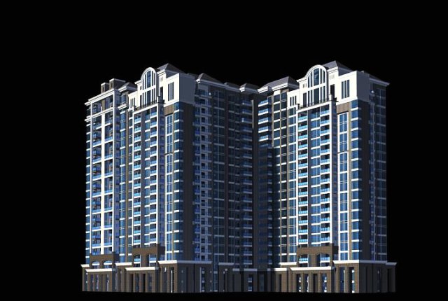 architecture 380 3D Model .c4d .max .obj .3ds .fbx .stl .blend 