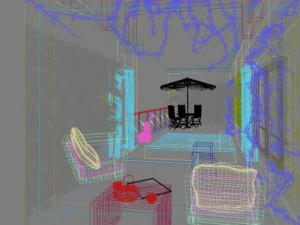 architecture 381 3D Model