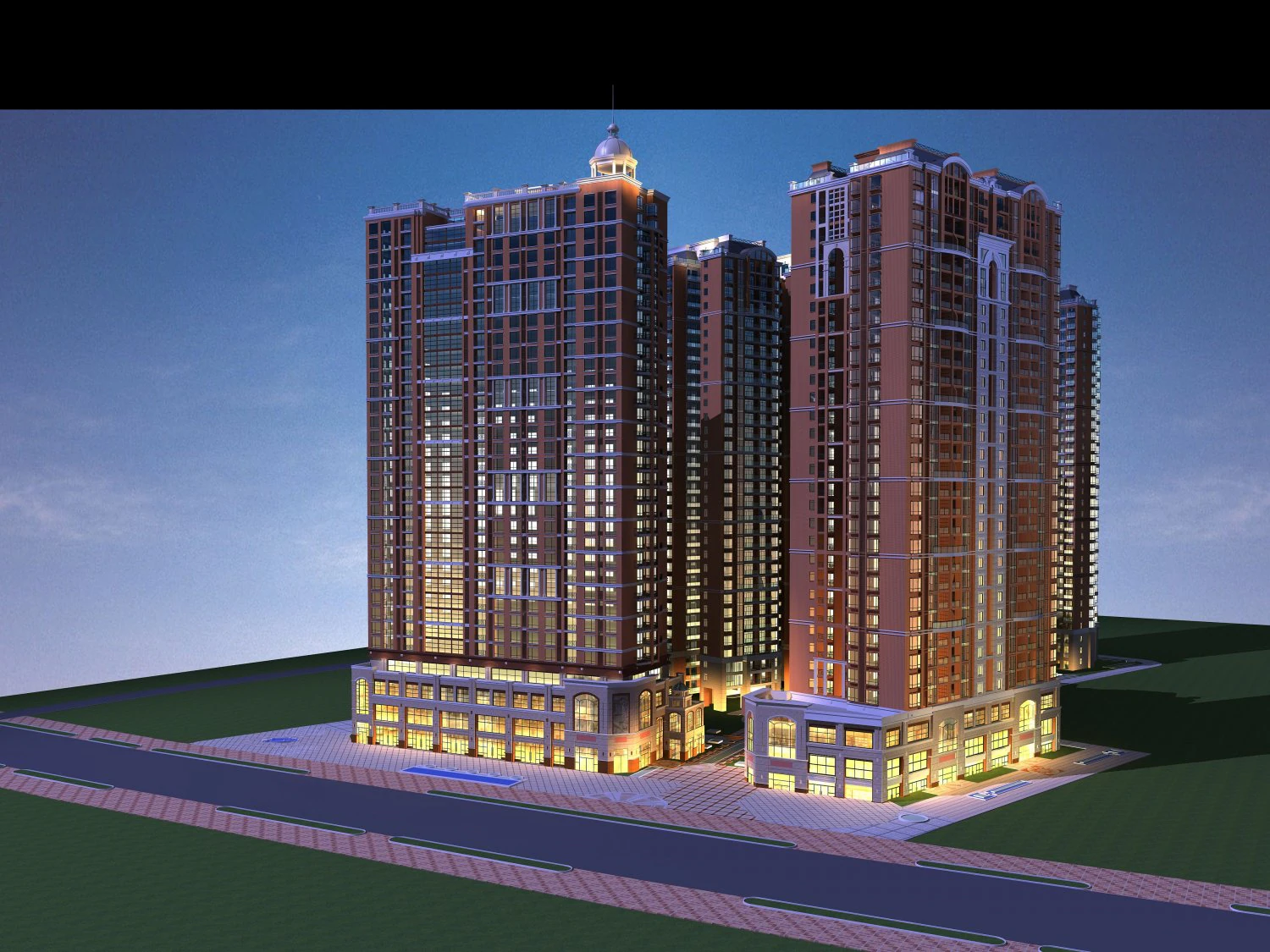 architecture 382 3D Model .c4d .max .obj .3ds .fbx .stl .blend 