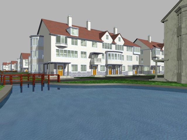 architecture 383 3D Model .c4d .max .obj .3ds .fbx .stl .blend 