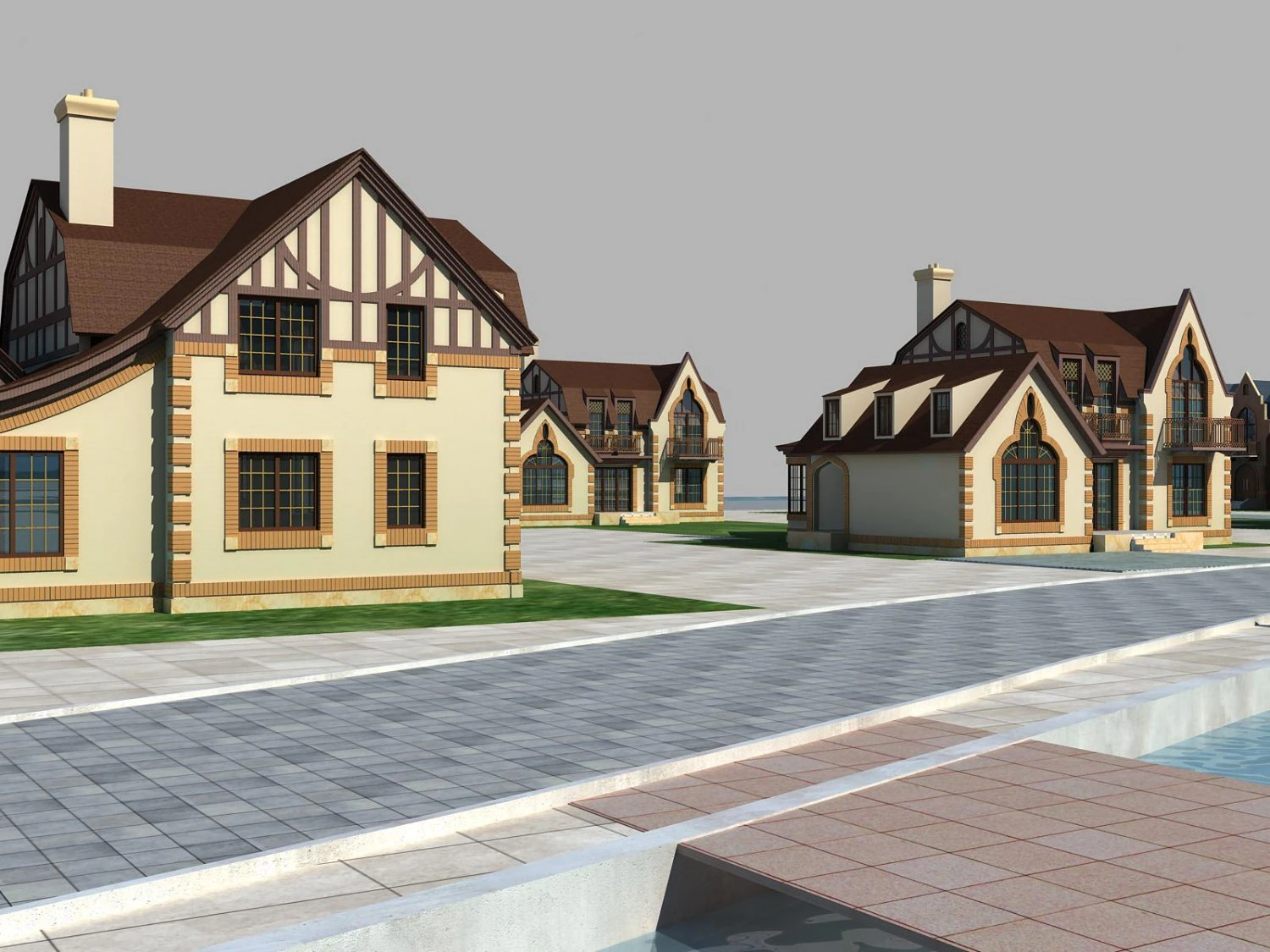 architecture 386 3D Model .c4d .max .obj .3ds .fbx .stl .blend 
