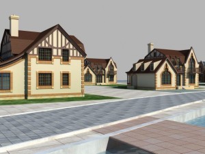 architecture 386 3D Model