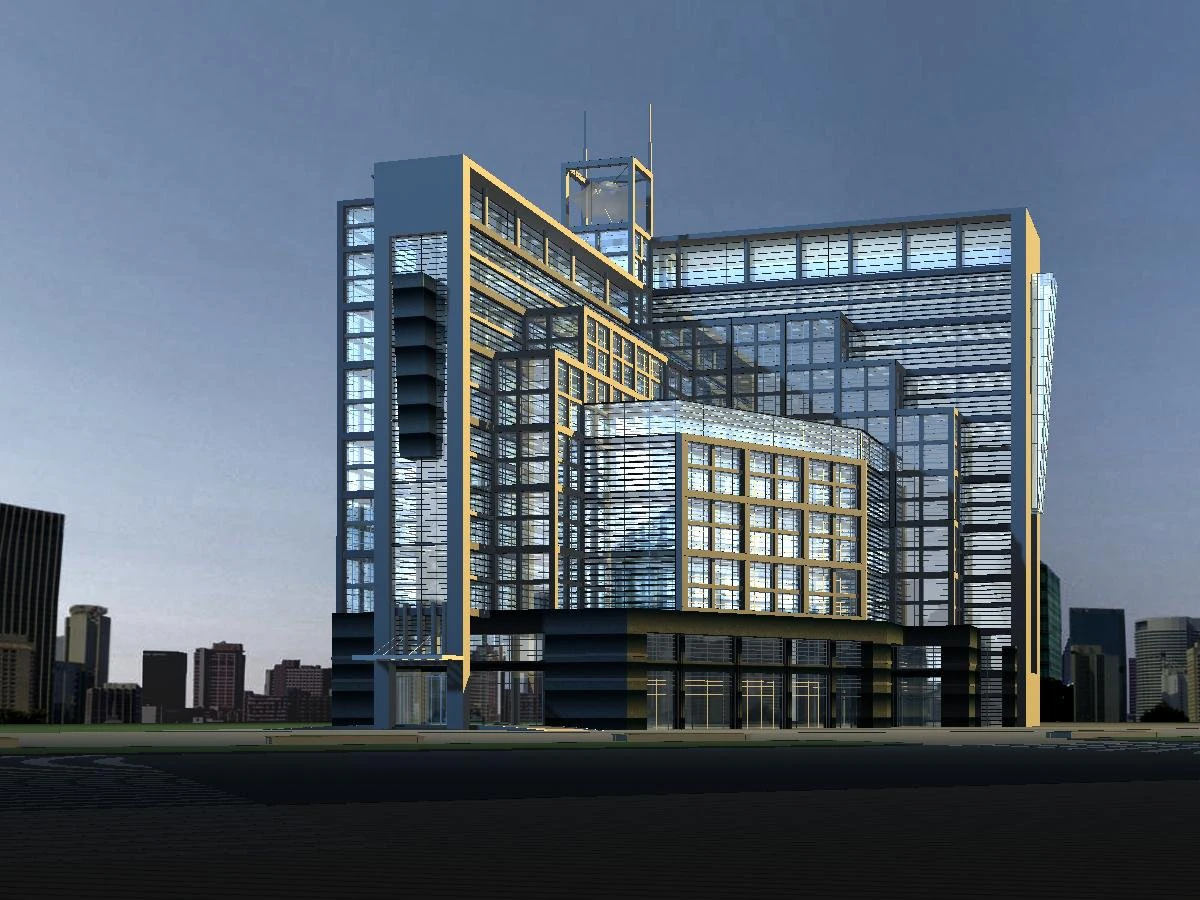 architecture 388 3D Model .c4d .max .obj .3ds .fbx .stl .blend 