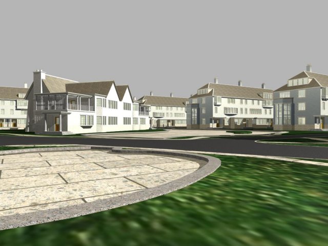 architecture 390 3D Model .c4d .max .obj .3ds .fbx .stl .blend 