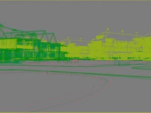 architecture 390 3D Model