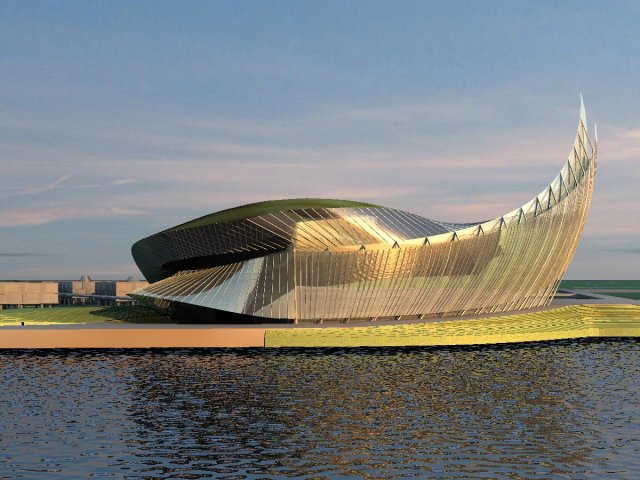 architecture 393 3D Model .c4d .max .obj .3ds .fbx .stl .blend 