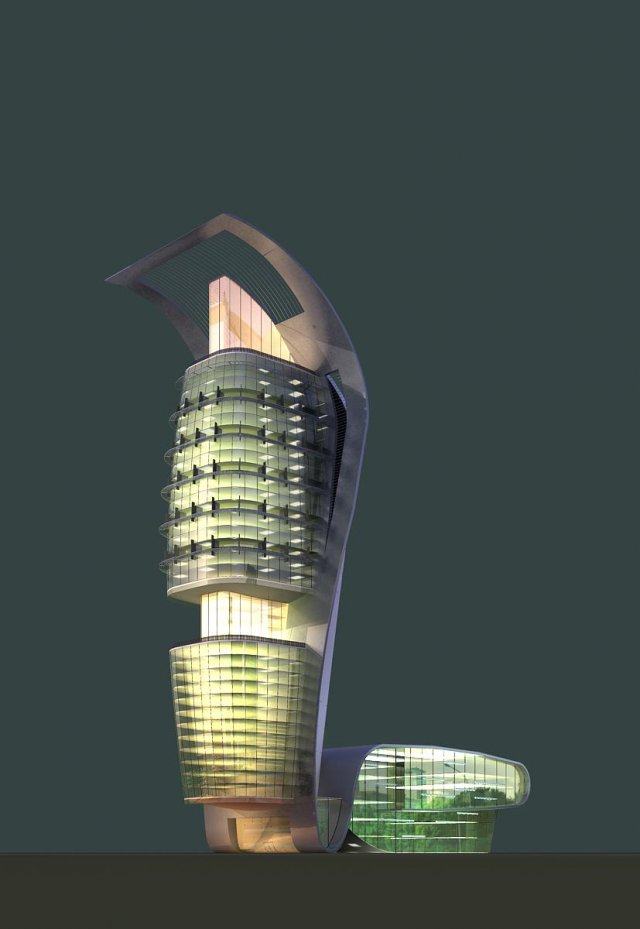 architecture 394 3D Model .c4d .max .obj .3ds .fbx .stl .blend 