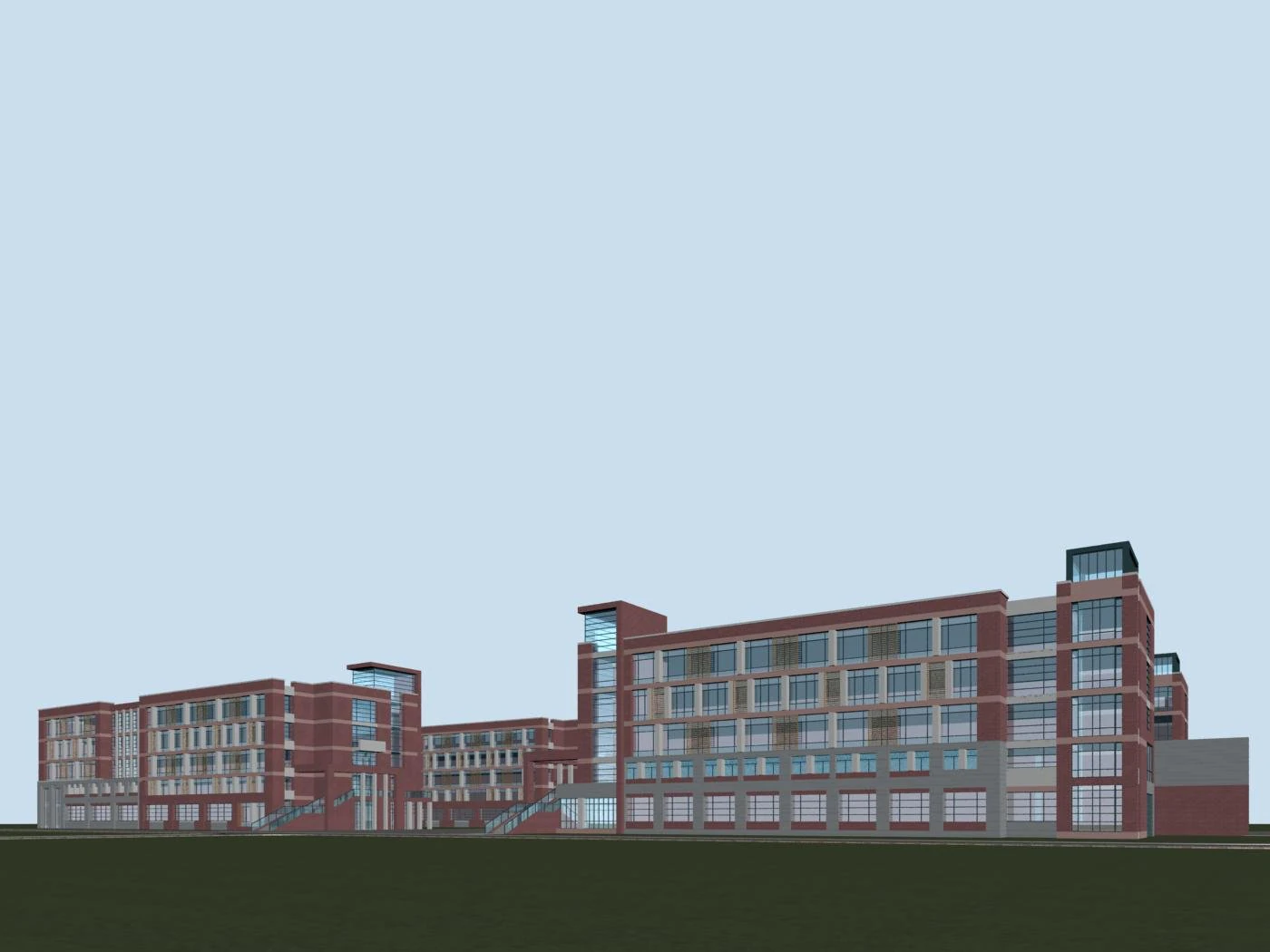 architecture 399 3D Model .c4d .max .obj .3ds .fbx .stl .blend 