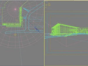architecture 402 3D Model