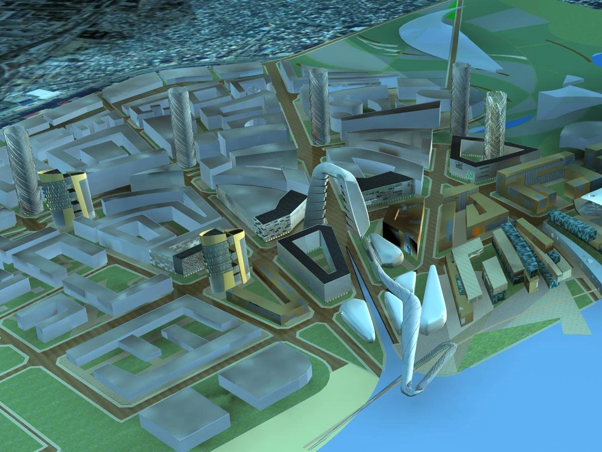 architecture 403 3D Model .c4d .max .obj .3ds .fbx .stl .blend 