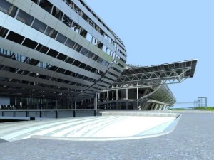 architecture 405 3D Model