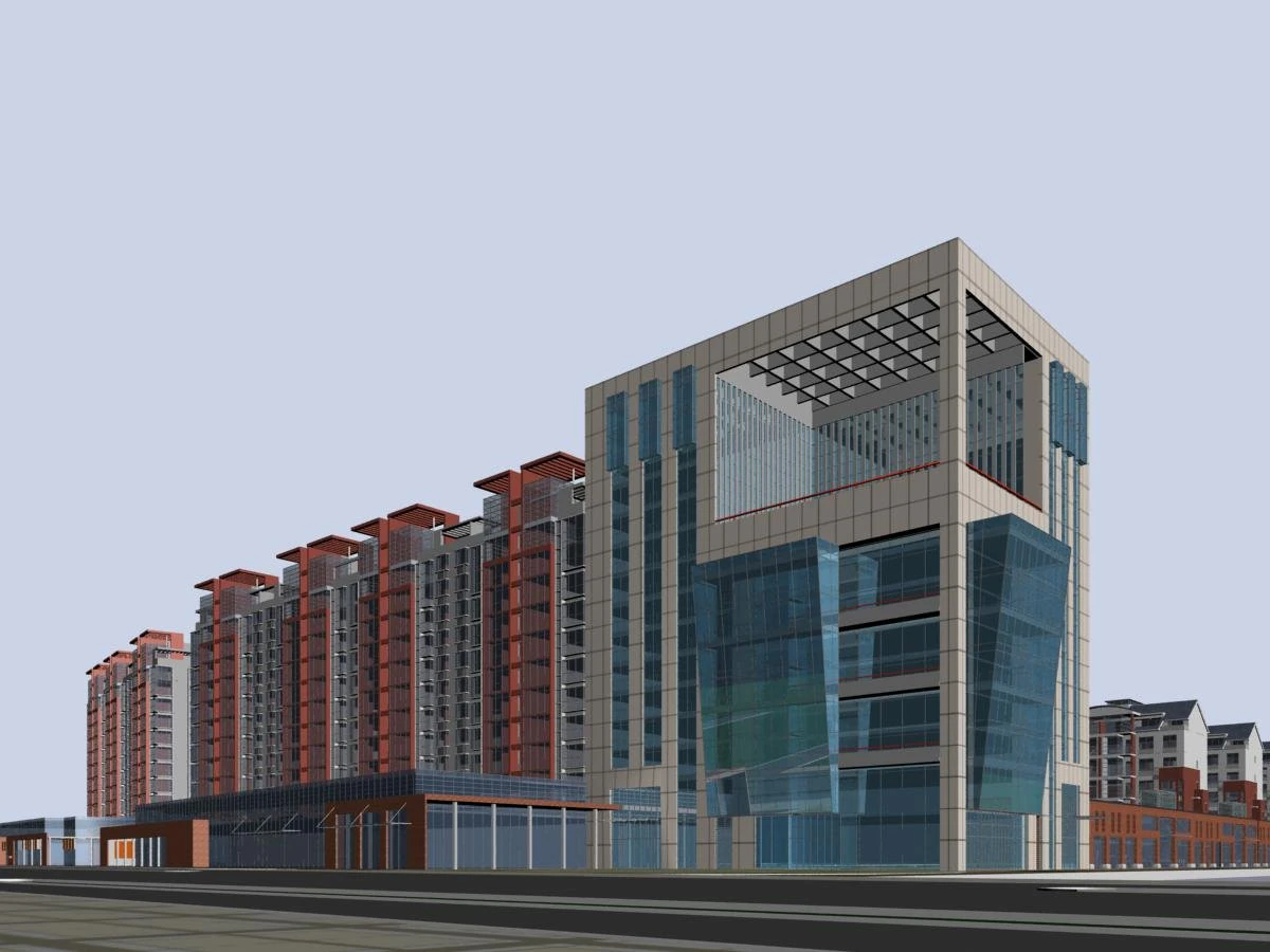 architecture 409 3D Model .c4d .max .obj .3ds .fbx .stl .blend 