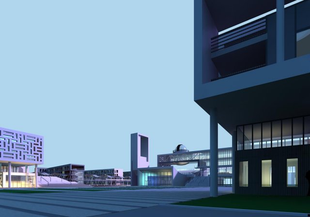 architecture 410 3D Model .c4d .max .obj .3ds .fbx .stl .blend