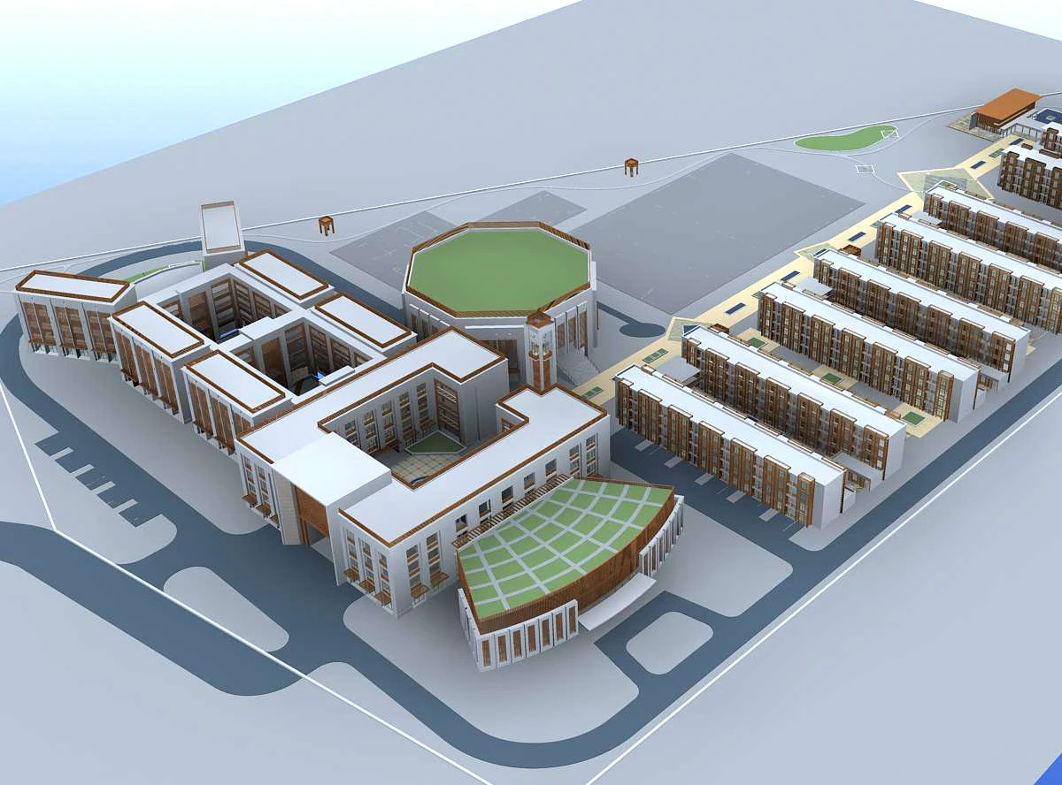 architecture 413 3D Model .c4d .max .obj .3ds .fbx .stl .blend 