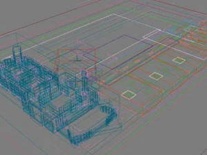 architecture 413 3D Model