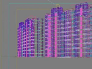 architecture 414 3D Model