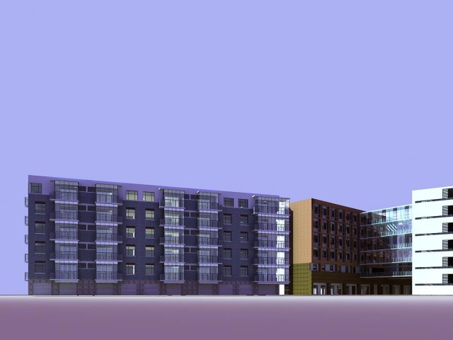 architecture 415 3D Model .c4d .max .obj .3ds .fbx .stl .blend 