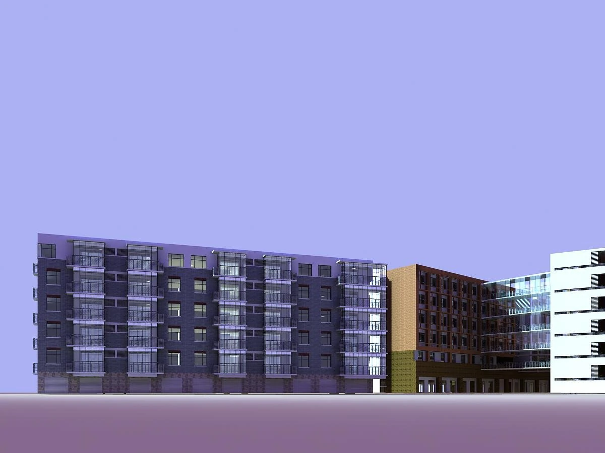 architecture 415 3D Model .c4d .max .obj .3ds .fbx .stl .blend 