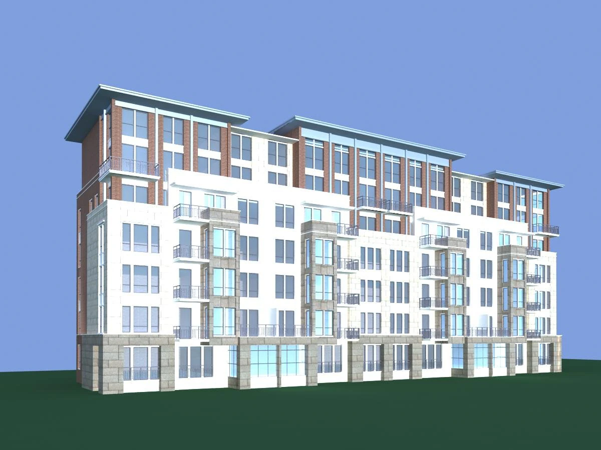architecture 417 3D Model .c4d .max .obj .3ds .fbx .stl .blend 