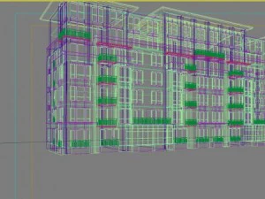 architecture 417 3D Model