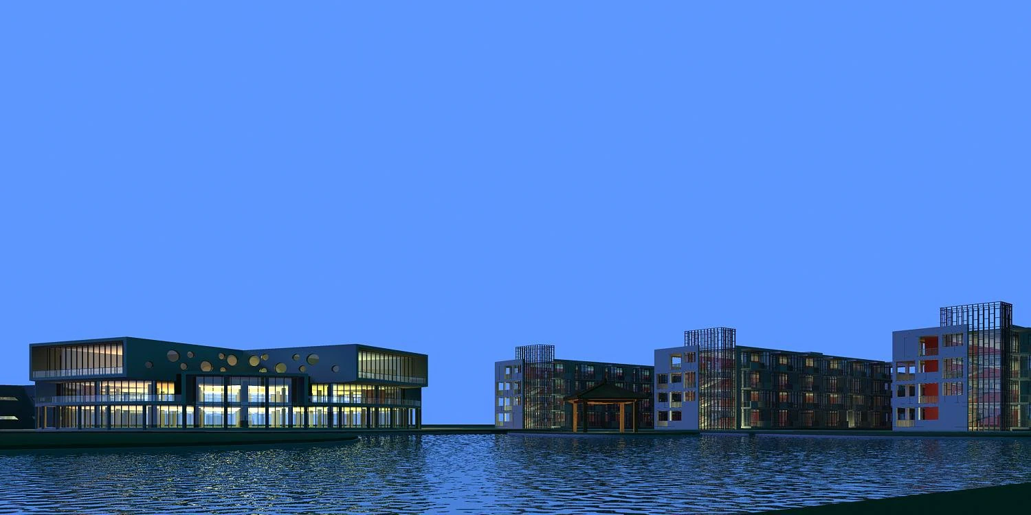 architecture 419 3D Model .c4d .max .obj .3ds .fbx .stl .blend 
