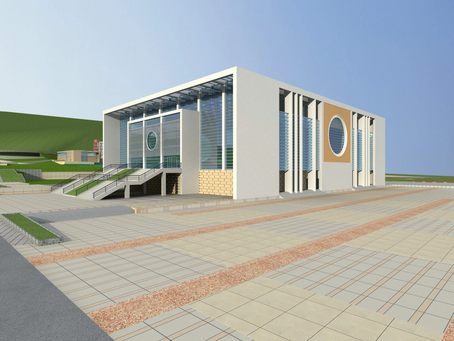 architecture 421 3D Model .c4d .max .obj .3ds .fbx .stl .blend 
