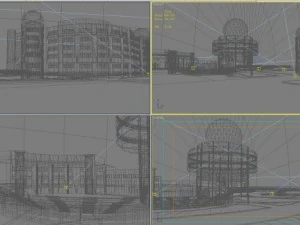 architecture 423 3D Model