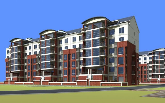 architecture 425 3D Model .c4d .max .obj .3ds .fbx .stl .blend 