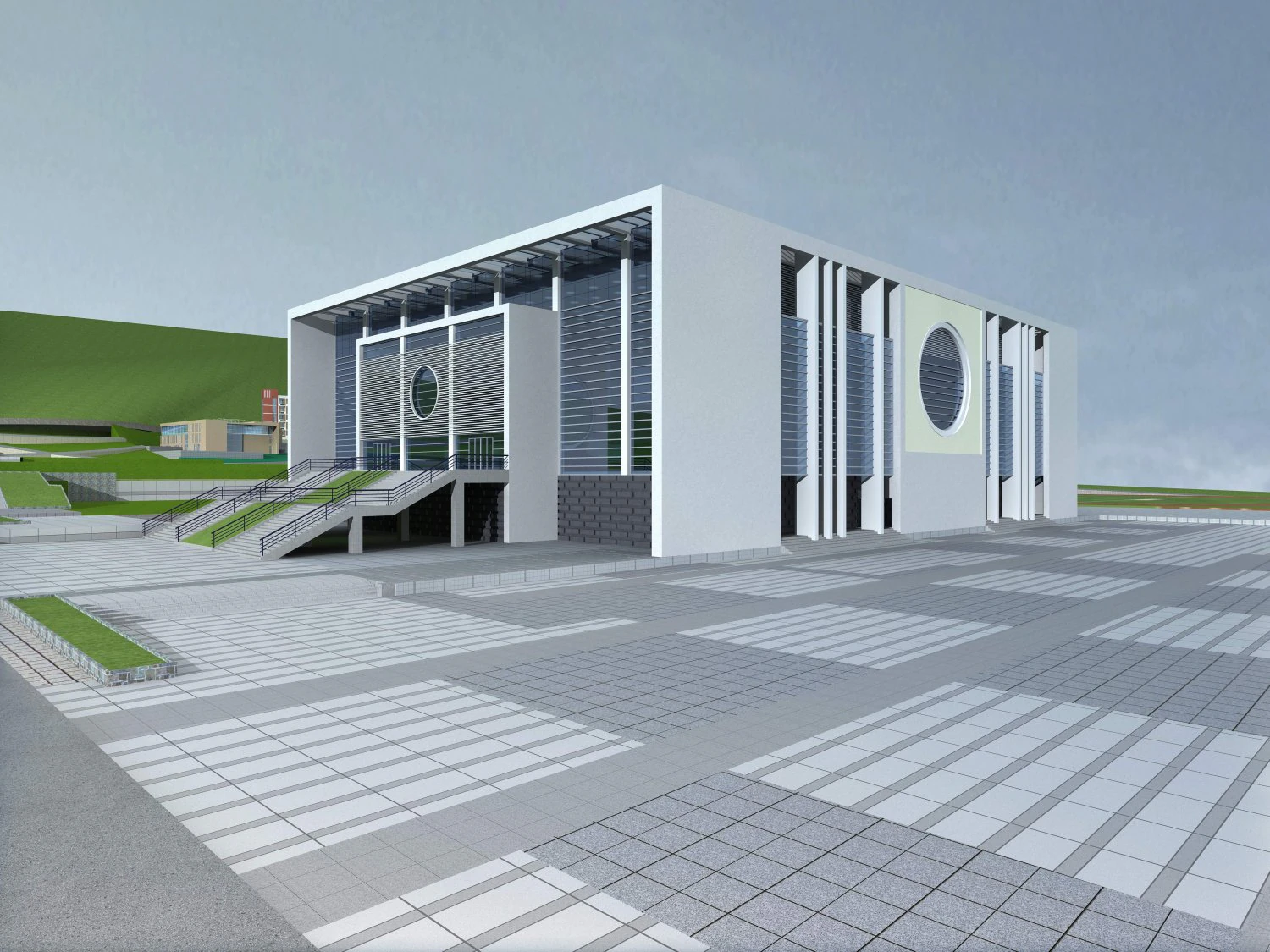 architecture 428 3D Model .c4d .max .obj .3ds .fbx .stl .blend 