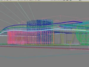 architecture 435 3D Model