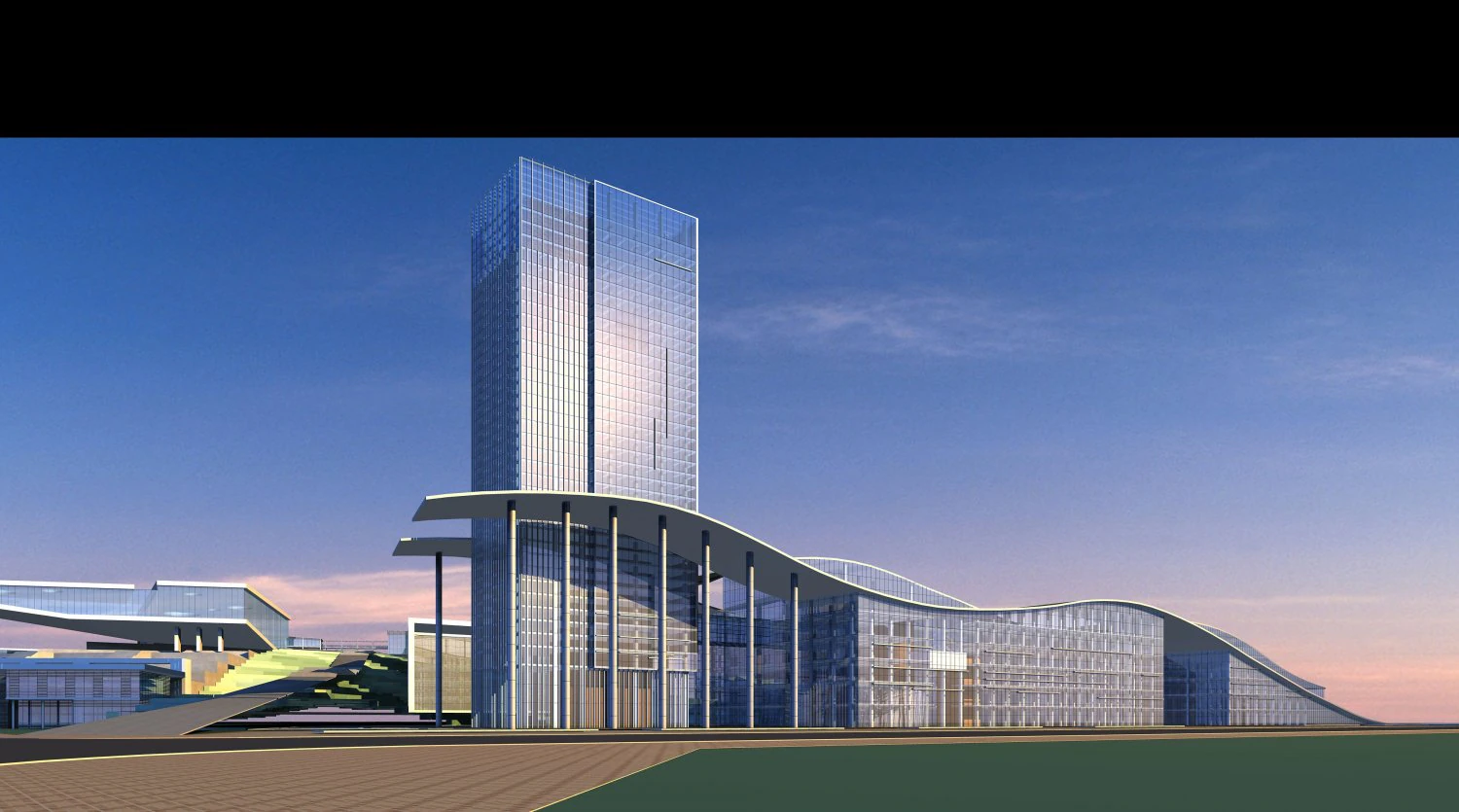architecture 440 3D Model .c4d .max .obj .3ds .fbx .stl .blend 
