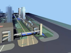 architecture 442 3D Model