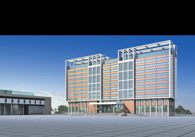 architecture 444 3D Model .c4d .max .obj .3ds .fbx .stl .blend
