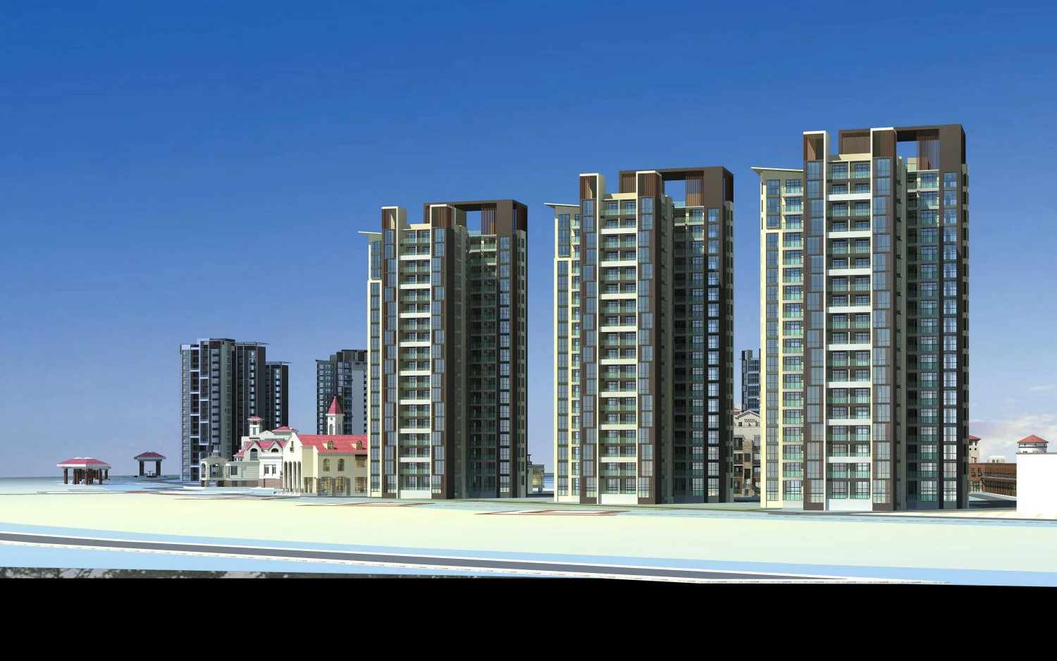 architecture 455 3D Model .c4d .max .obj .3ds .fbx .stl .blend 