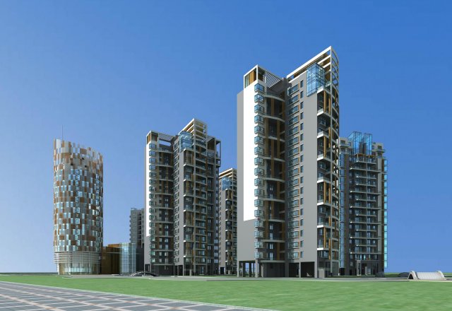 architecture 456 3D 모델 .c4d .max .obj .3ds .fbx .stl .blend 