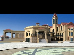 architecture 458 Modèle 3D