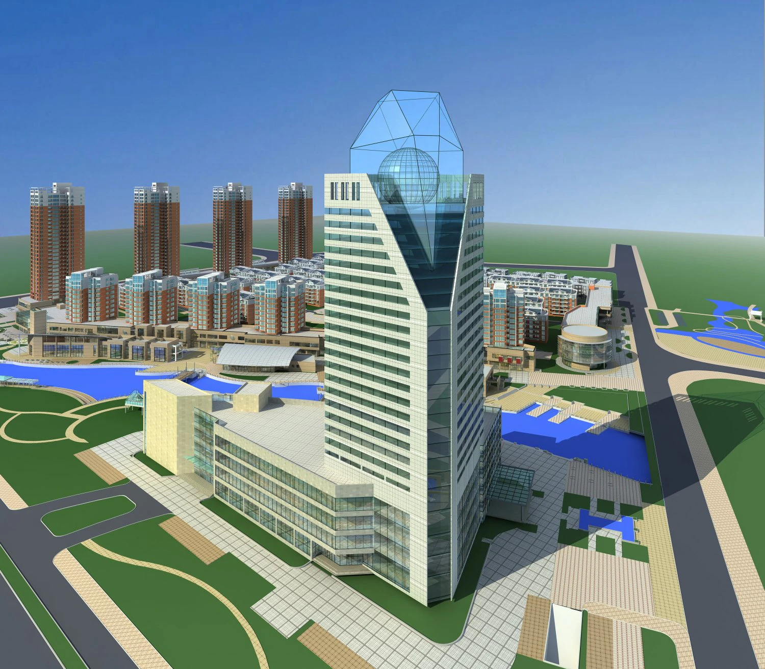 architecture 462 3D Model .c4d .max .obj .3ds .fbx .stl .blend 