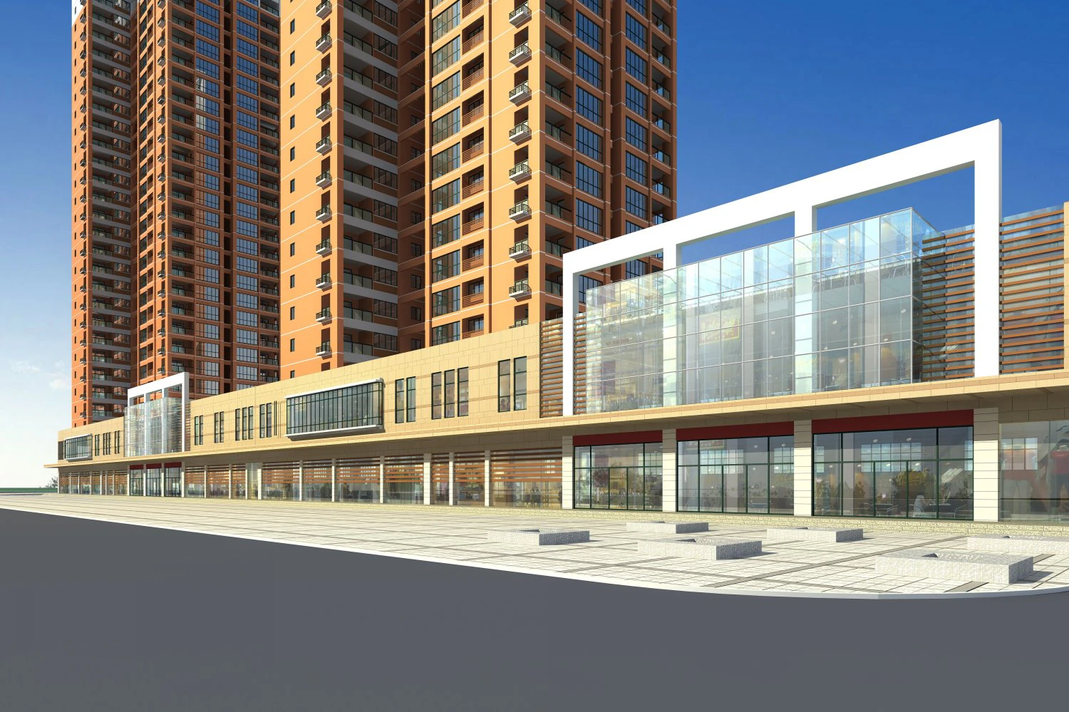 architecture 463 3D Model .c4d .max .obj .3ds .fbx .stl .blend 