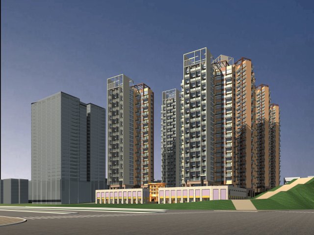 architecture 464 3D Model .c4d .max .obj .3ds .fbx .stl .blend