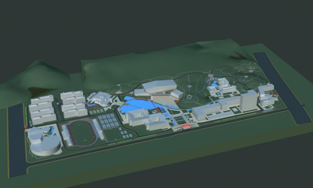 architecture 468 Model 3D .c4d .max .obj .3ds .fbx .stl .blend 