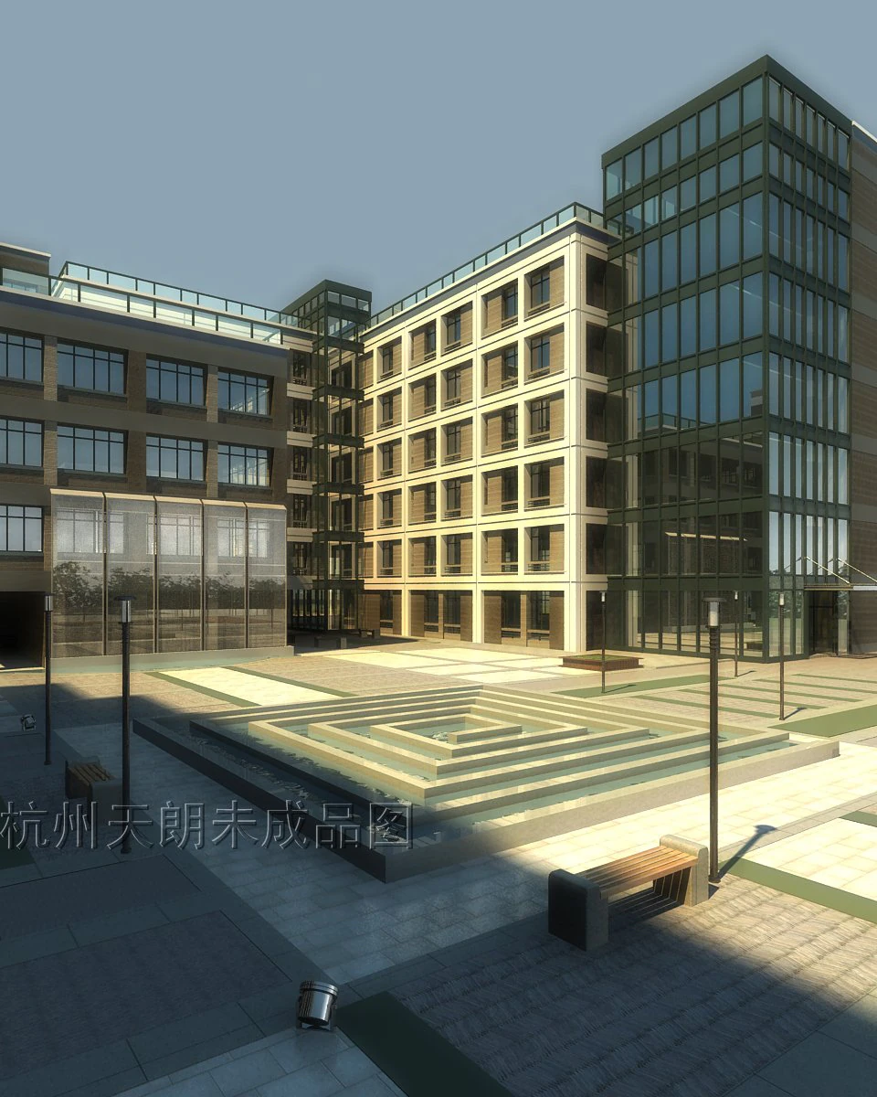 architecture 470 3D Model .c4d .max .obj .3ds .fbx .stl .blend 