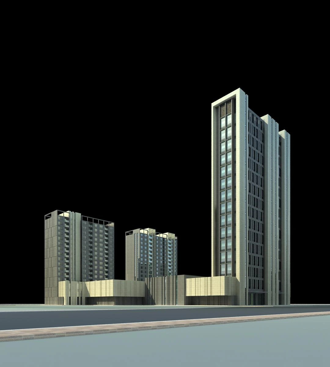architecture 474 3D Model .c4d .max .obj .3ds .fbx .stl .blend 