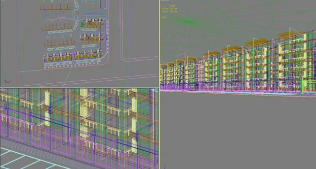 architecture 483 3D Model .c4d .max .obj .3ds .fbx .stl .blend 