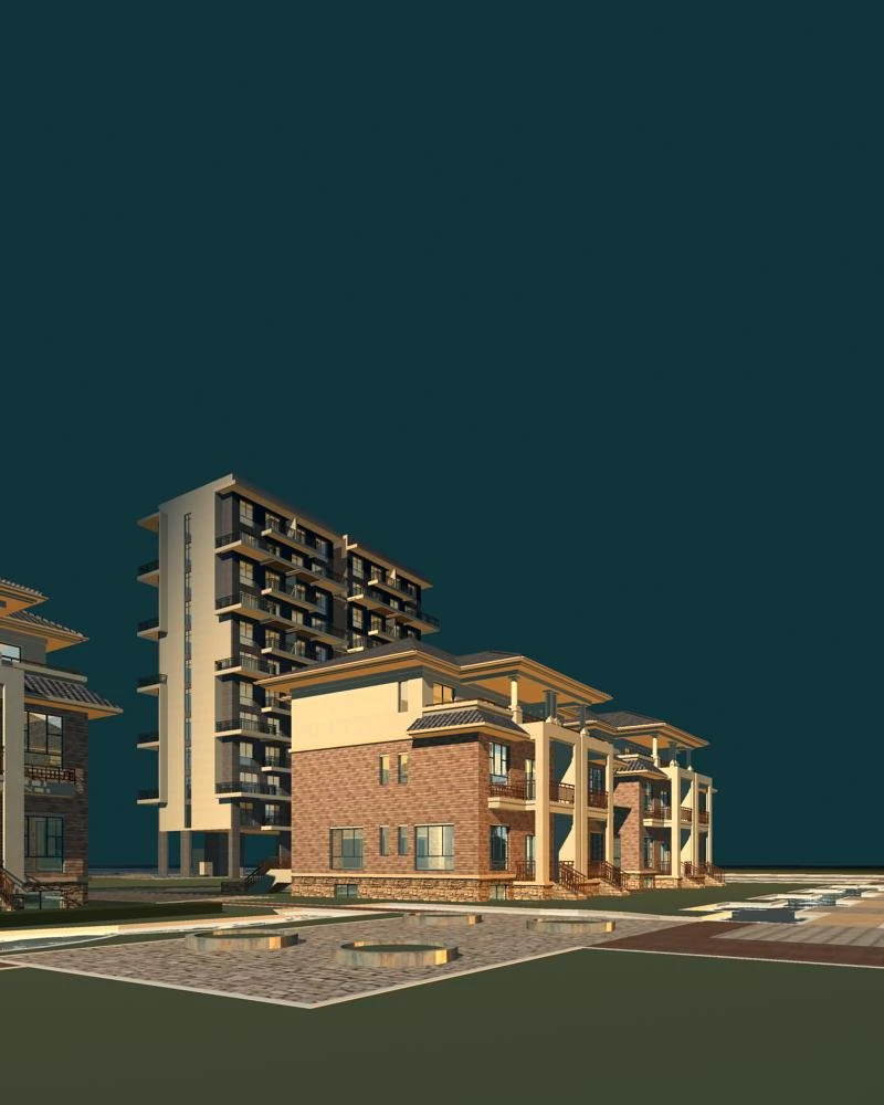 architecture 486 3D Model .c4d .max .obj .3ds .fbx .stl .blend 