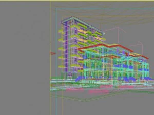 architecture 486 3D Model